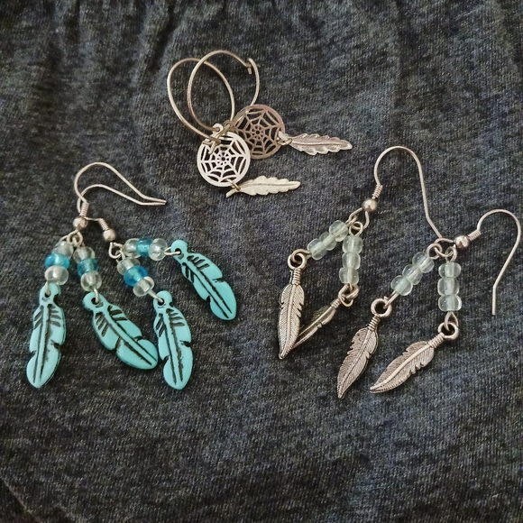 💖 Lot of 3prs Earrings - Picture 2 of 4